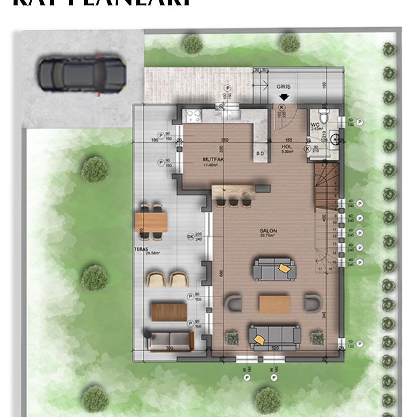 2. Haus in Köyceğiz – modernes Design trifft Naturverbundenheit